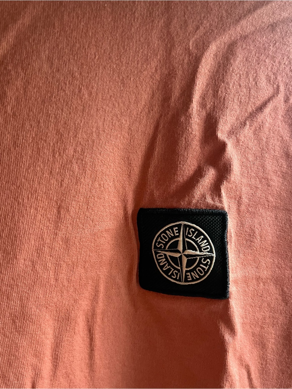 Stone Island Coral Crewneck Long Sleeve Layerable 100% Cotton Shirt - Picture 5 of 8